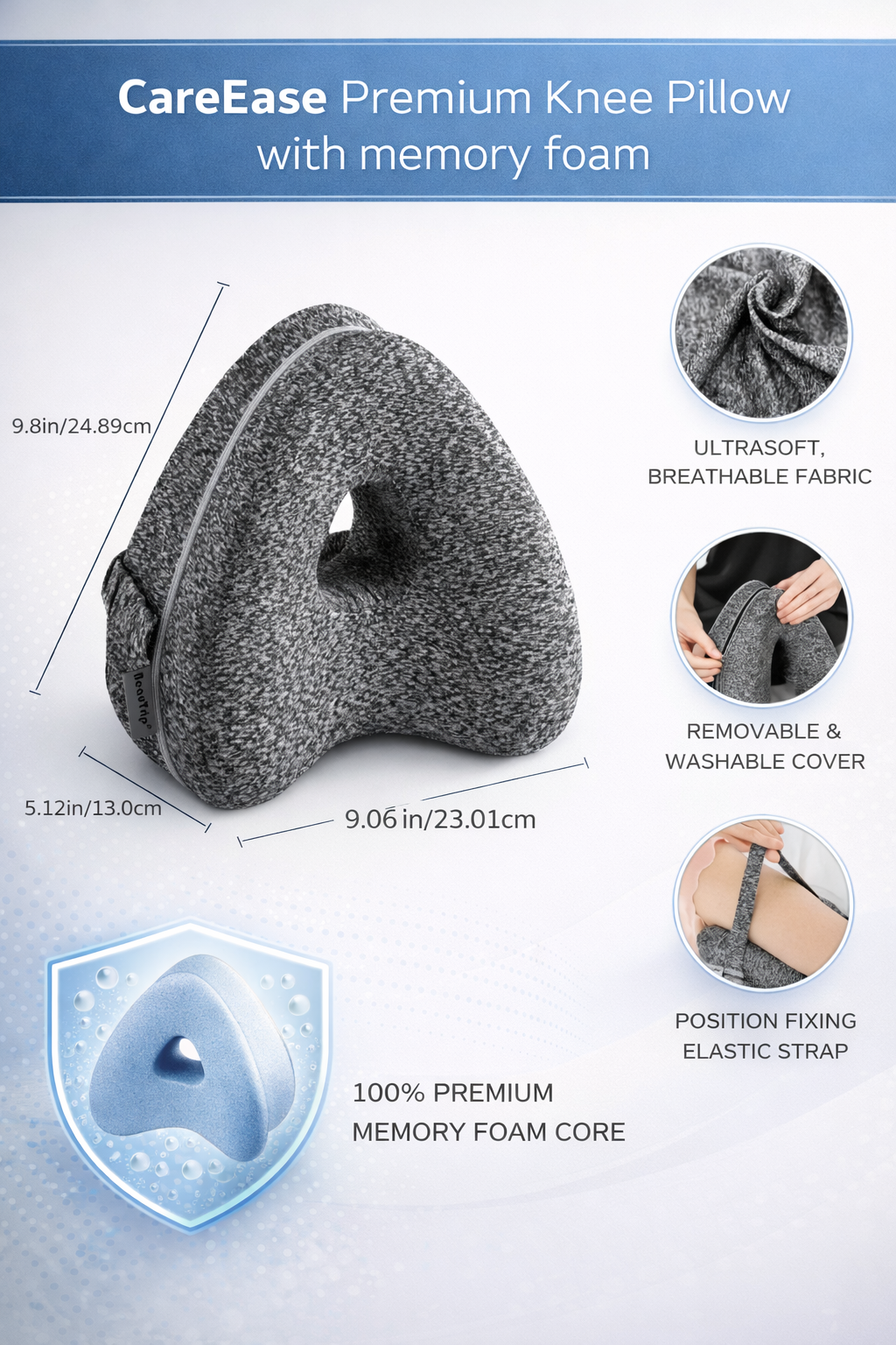 The Deep Sleep Leg & Hip Alignment Pillow
