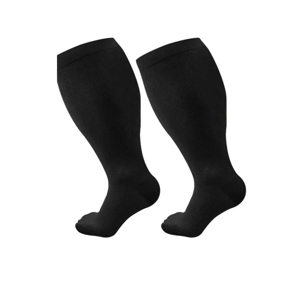 CareEase Plus-Size Graduated Compression Socks