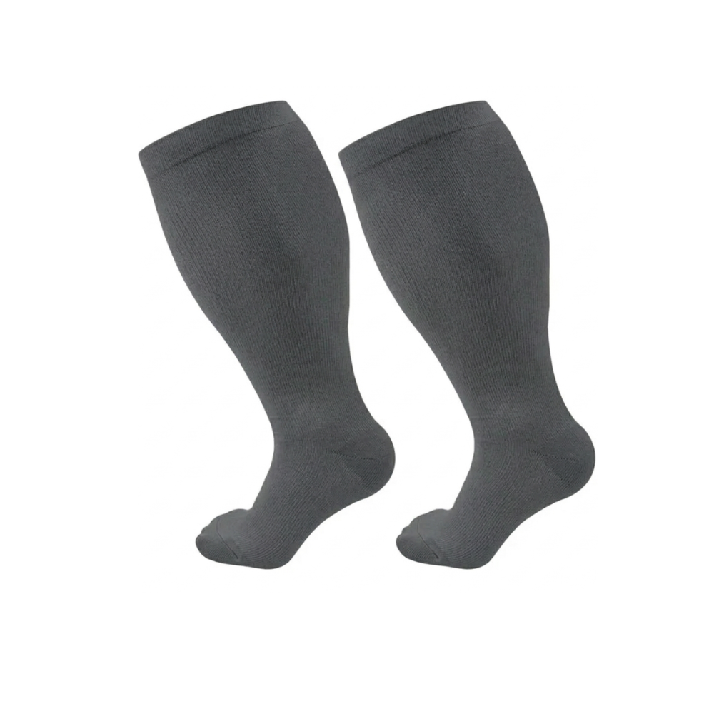 CareEase Plus-Size Graduated Compression Socks