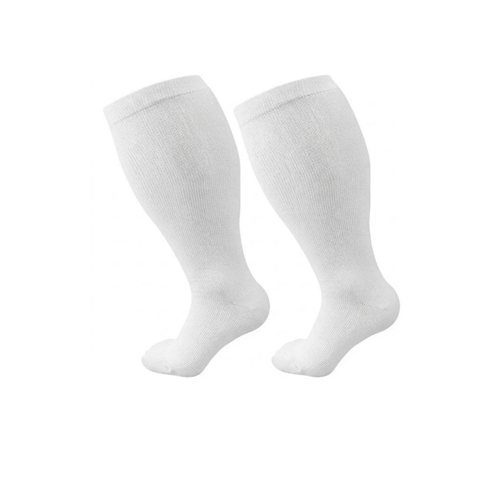 CareEase Plus-Size Graduated Compression Socks